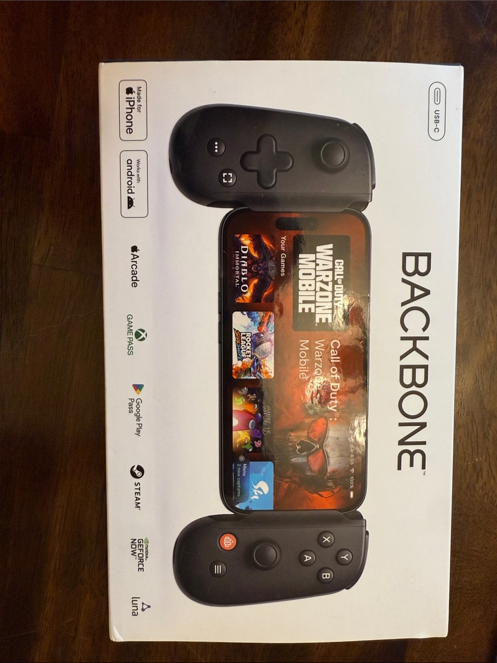 Backbone Mobile Gaming Controller for iPhone - Black